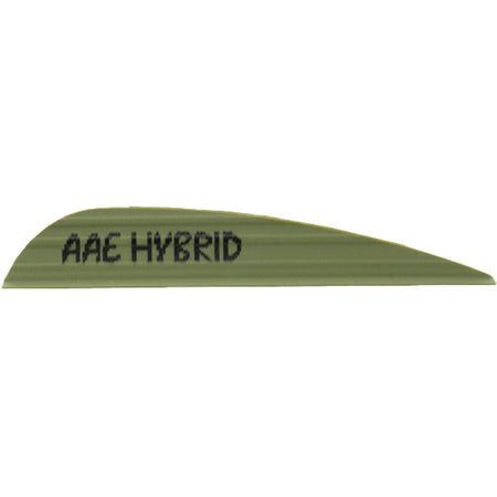 AAE Hybrid 26 Fletching Vanes OD Green 50-Piece Pack