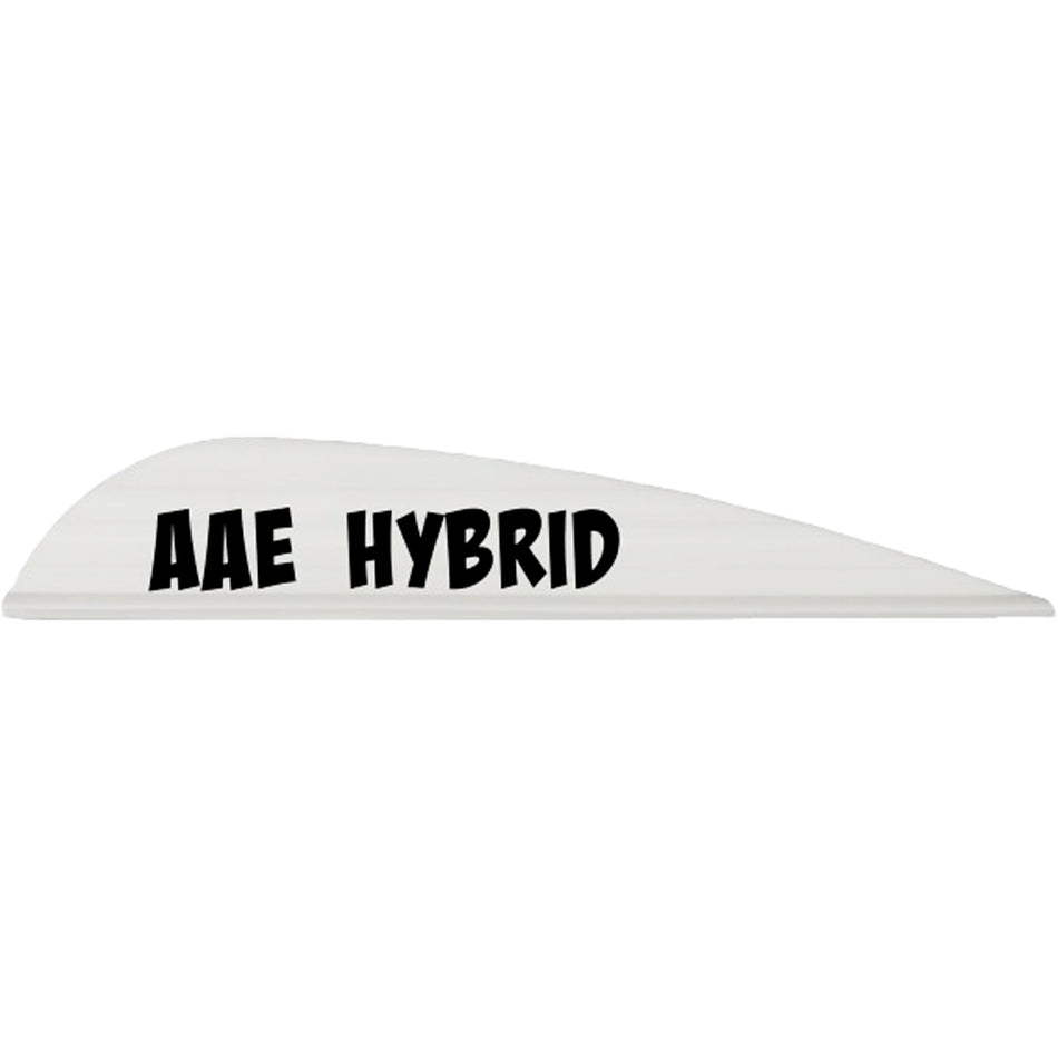 AAE Hybrid 26 Fletching Vanes White 50-Piece Pack