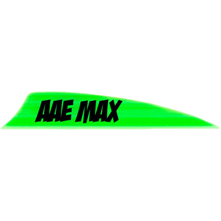 AAE Max 2.0" Shield Cut Vanes Bright Green 50 pk.