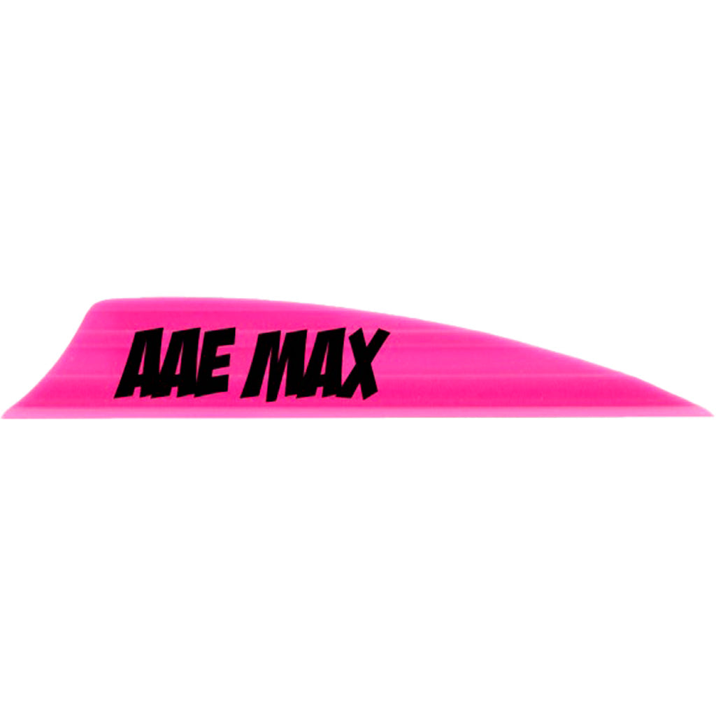 AAE Max 2.0" Shield Cut Vanes Hot Pink 50 pk.