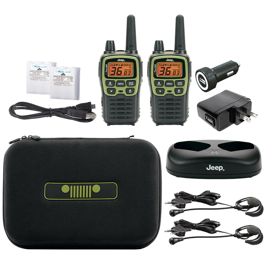 Midland Jeep X-Talker Dual Pack GMRS Two-Way Radios 22-Channel 2 Pack