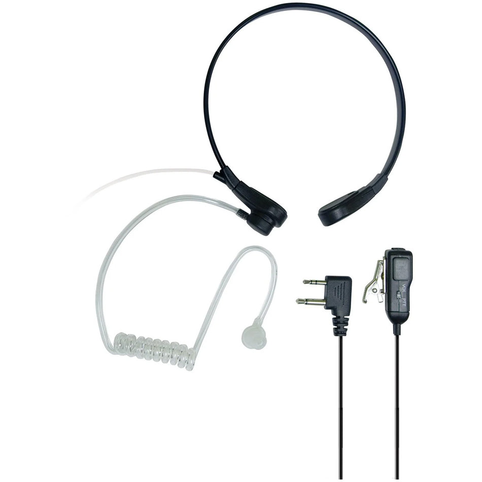 Midland AVPH8 Vibration Sensor Throat Mic Headset for GMRS FRS Two-Way Radios