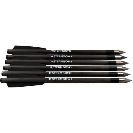 Steambow Bodkin Crossbow Arrows 6-Pack Aluminum 162 gr AR-6 Compatible