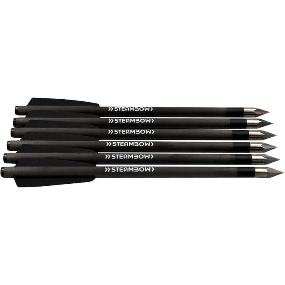 Steambow Bodkin Crossbow Arrows 6-Pack Aluminum 162 gr AR-6 Compatible