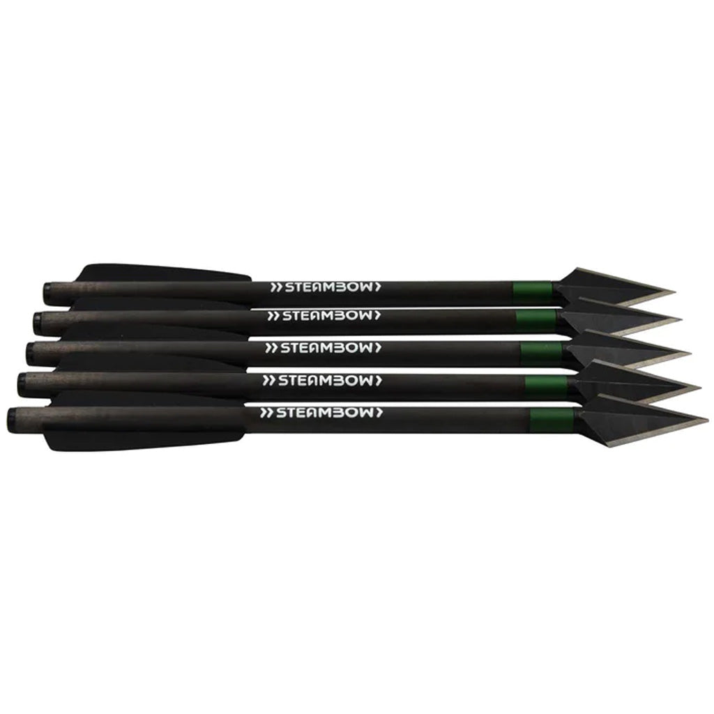 Steambow Light Warbolt 5-Pack Carbon Shaft Crossbow Bolts