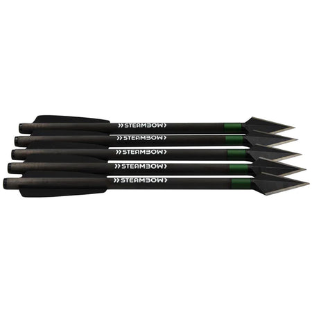 Steambow Light Warbolt 5-Pack Carbon Shaft Crossbow Bolts