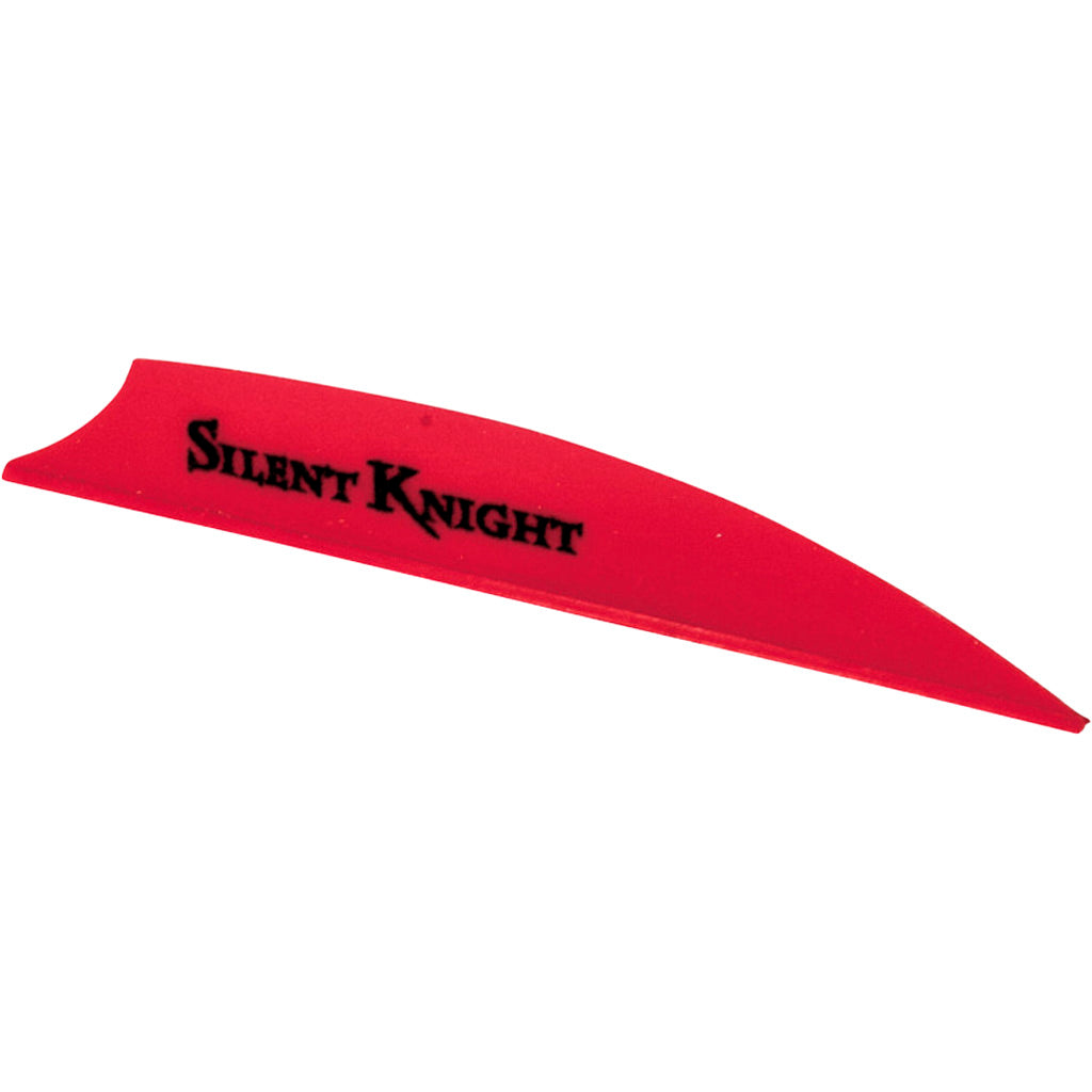 Flex-Fletch Silent Knight Flo Red 3 in. Vanes - 36 Count