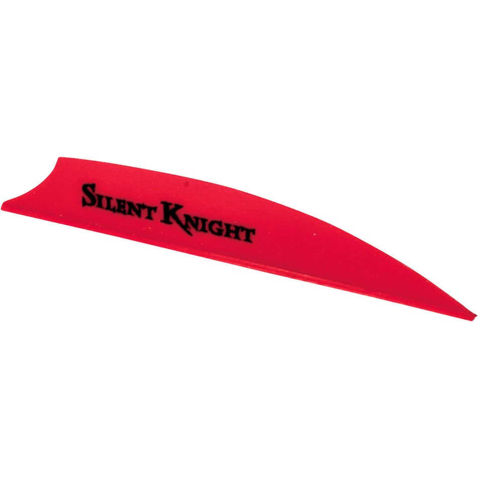 Flex-Fletch Silent Knight Flo Red 3 in. Vanes - 36 Count