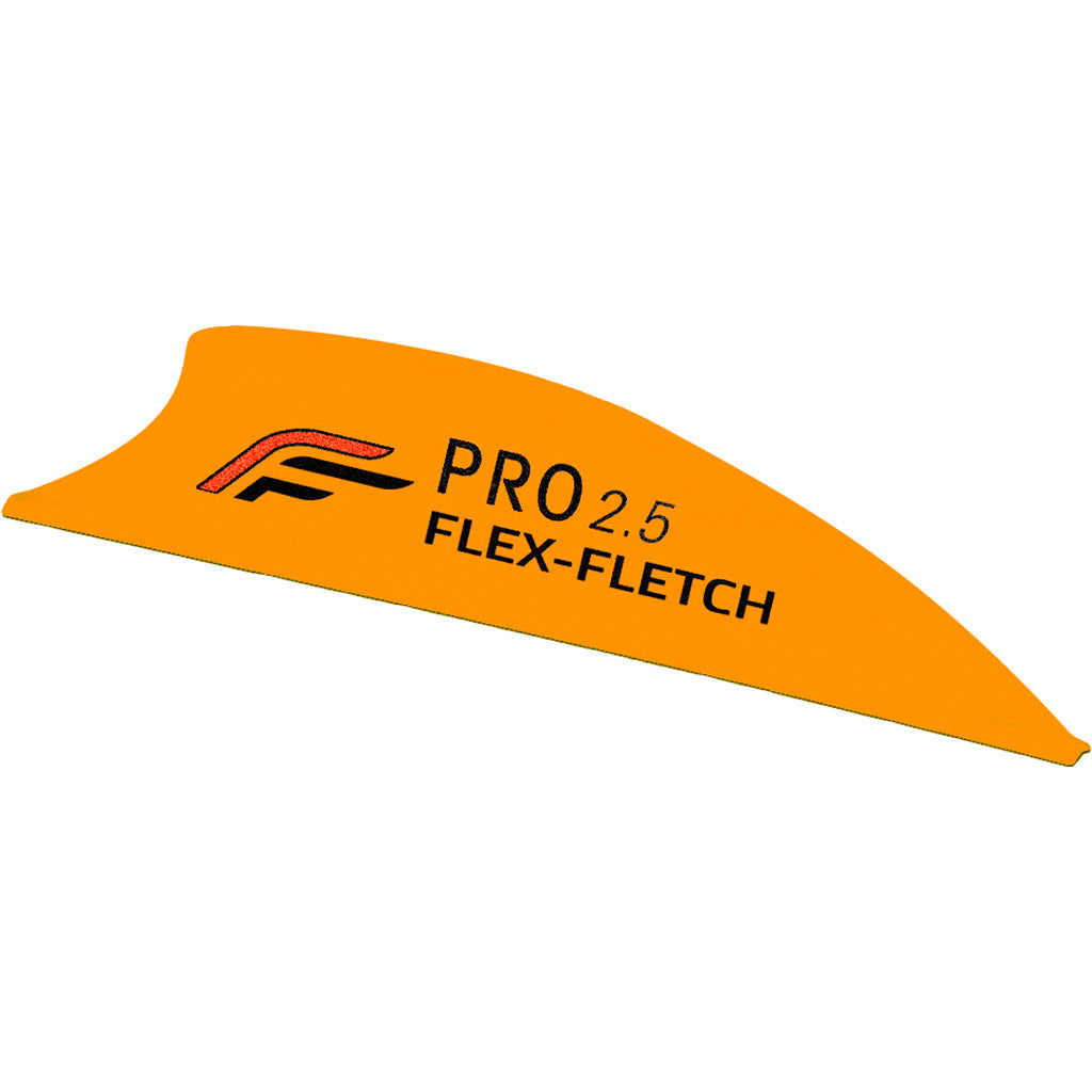 Flex-Fletch Pro 2.5 Inch Blaze Orange Archery Vanes Pack of 36