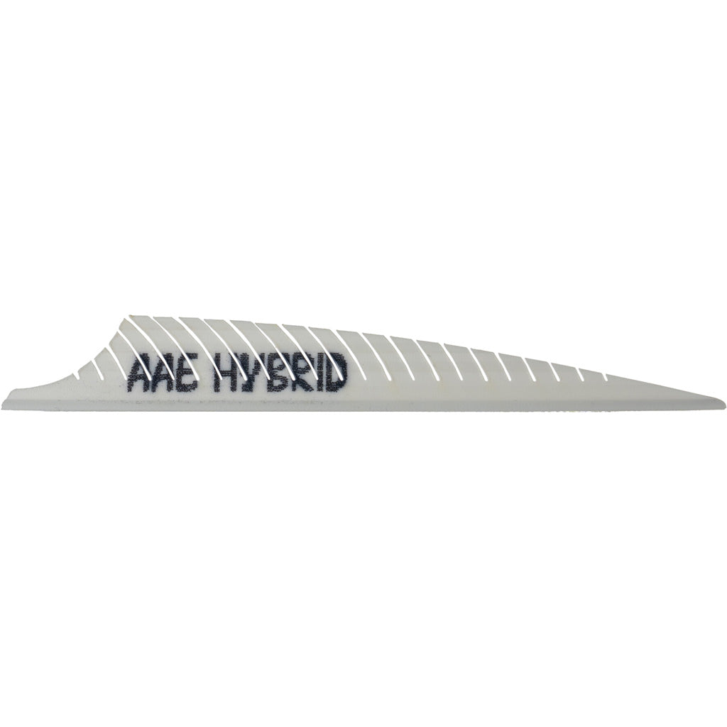AAE Hybrid PHNX White Archery Vanes Pack of 50