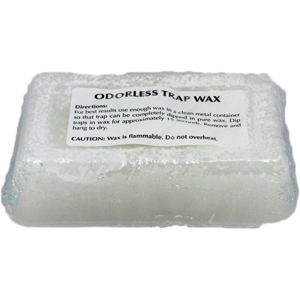 Minnesota Trapline Trappers Wax 1 lb Odorless Clear-Drying Wax for All Steel Traps