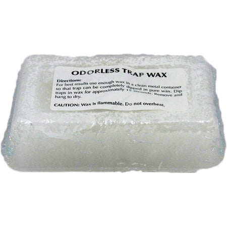 Minnesota Trapline Trappers Wax 1 lb Odorless Clear-Drying Wax for All Steel Traps
