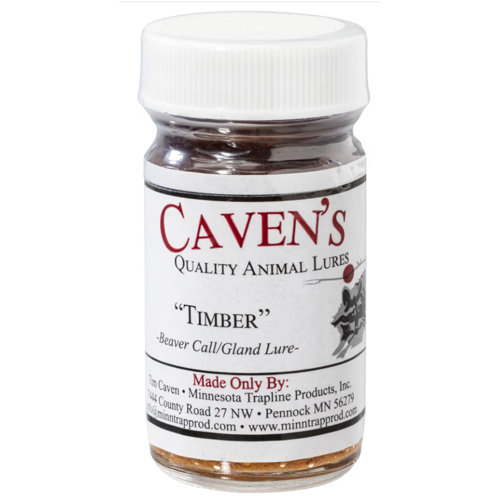 Cavens Timber Beaver Lure 1 oz Ground Castor Blend for Multi-Species Trapping