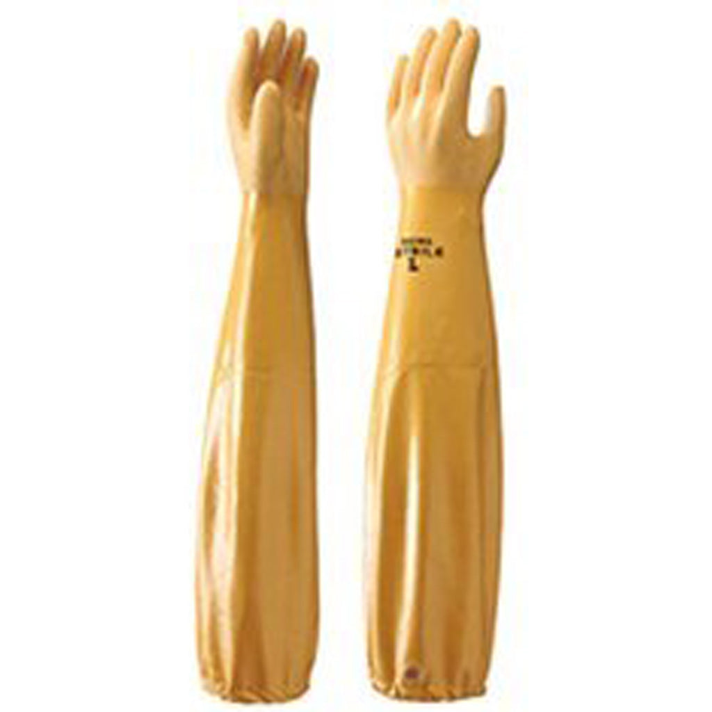 Atlas Trappers Gauntlet Gloves Oil and Chemical Resistant Nitrile Long-Sleeve Gloves