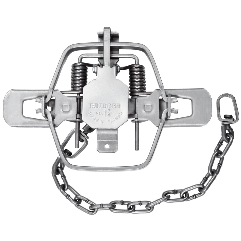 Bridger #1.75 Coil Spring Offset Jaw Trap for Mixed Species Trapping
