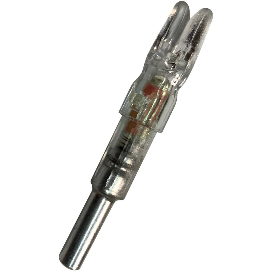 Flex Fletch LIT Lighted Nocks Red .166 ID Carbon Arrow 3-Pack