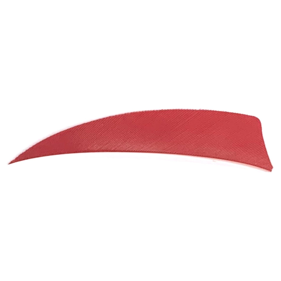 Trueflight Shield Cut Arrow Fletching Red 3" Left Wing 100 pk.