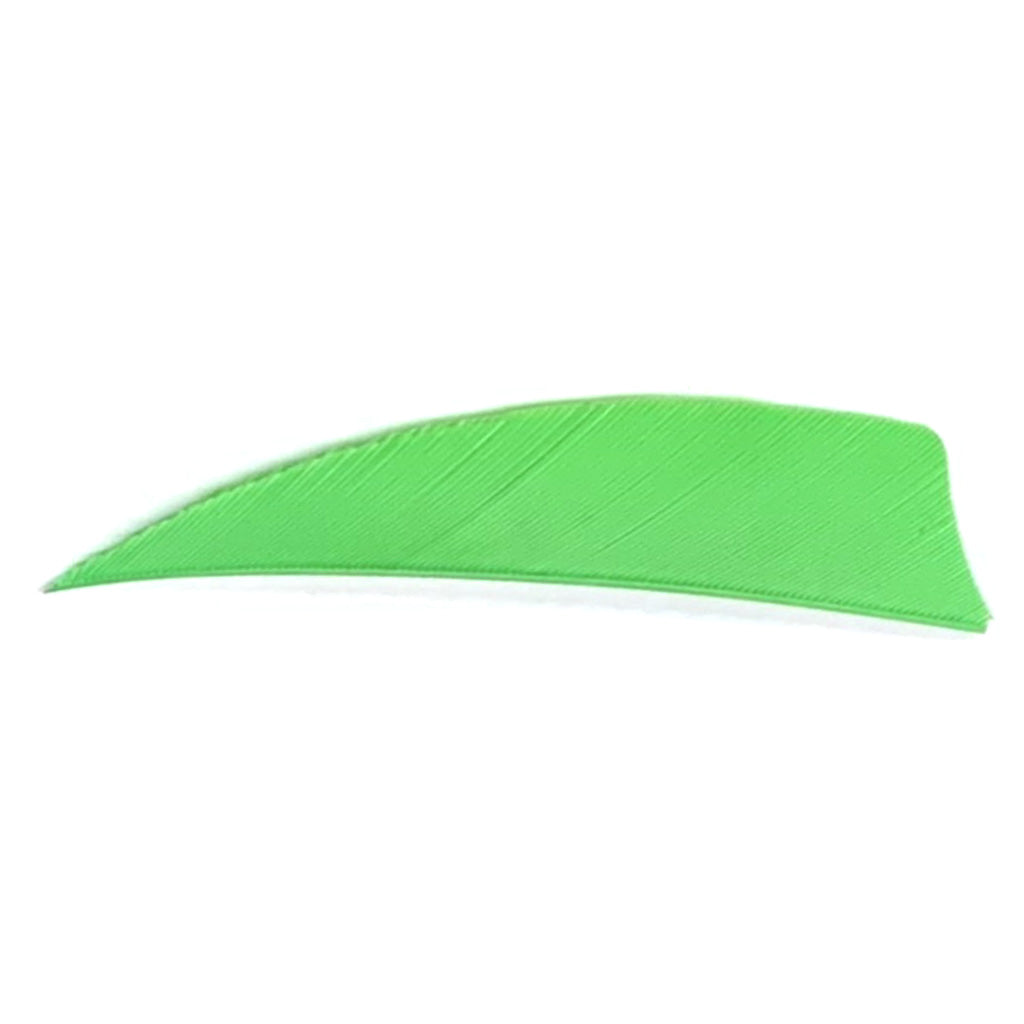 Trueflight Shield Cut Arrow Fletching Chartreuse 3" Left Wing 100 pk.