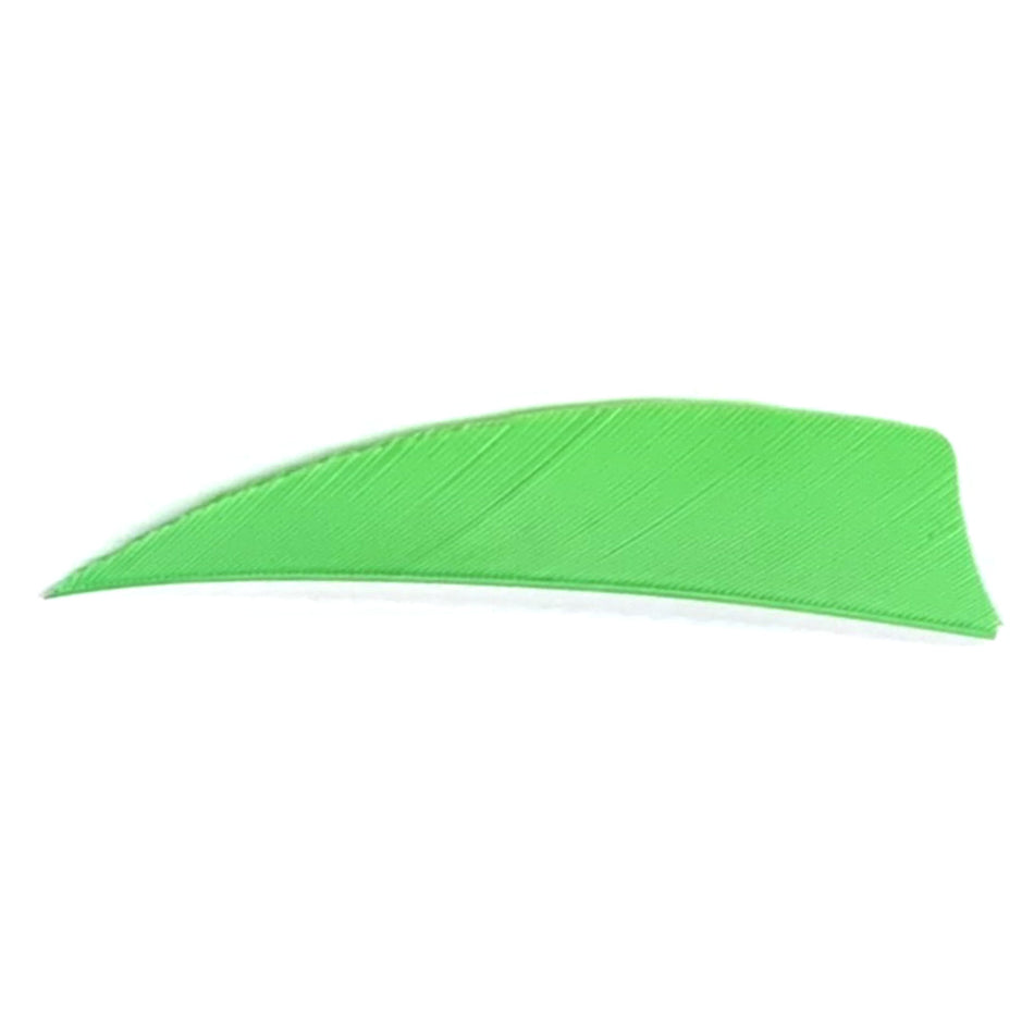 Trueflight Shield Cut Arrow Fletching Chartreuse 3" Left Wing 100 pk.