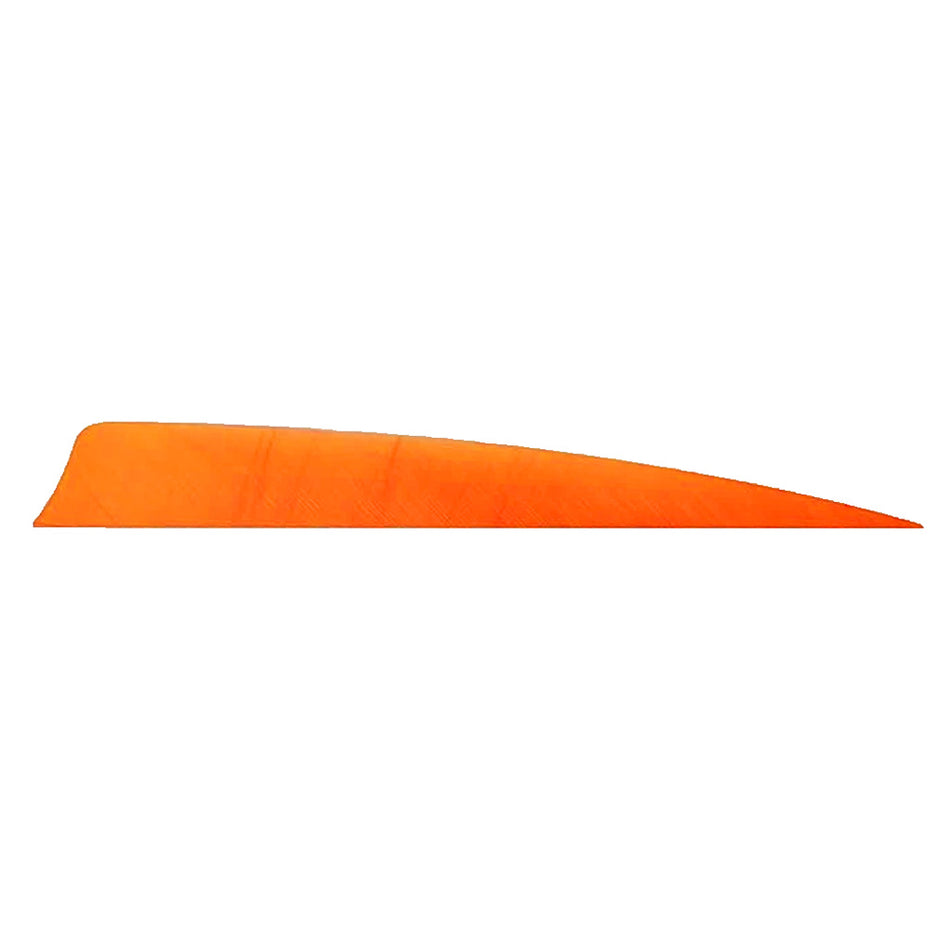 Trueflight Shield Cut Arrow Fletching Orange 4" Right Wing 100 pk.
