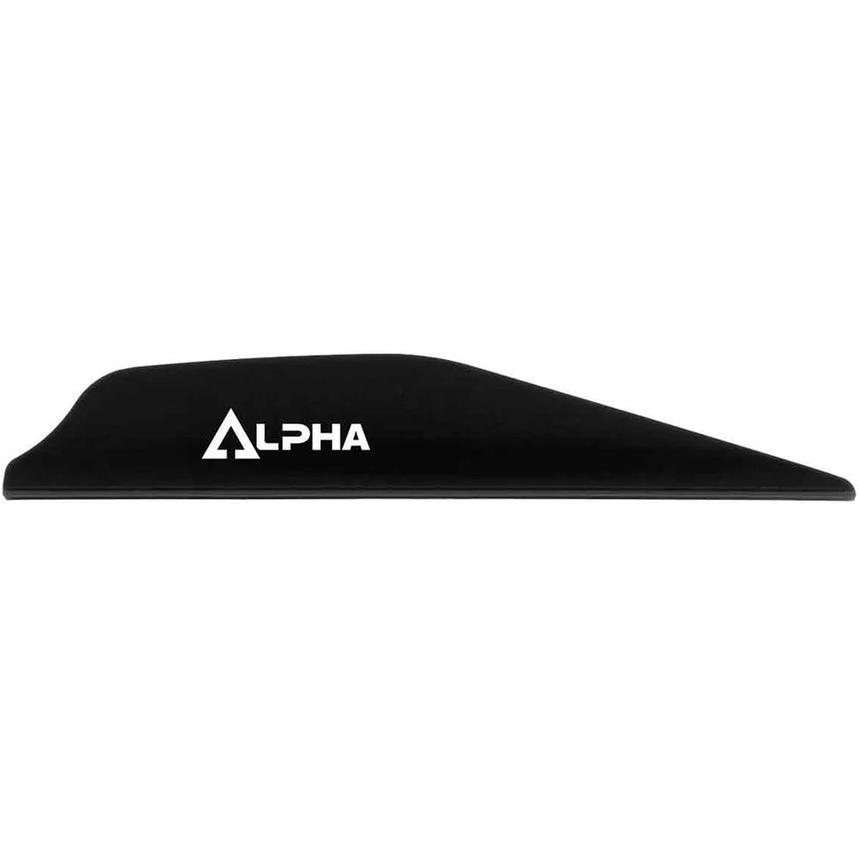 Bohning Alpha Archery Vanes Black, Pack of 100