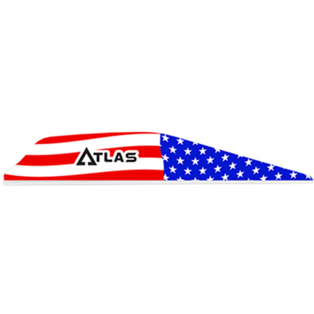 Bohning Atlas Vanes 100pk - American Flag