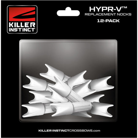 Killer Instinct Hypr-V Nocks 12 pk. White