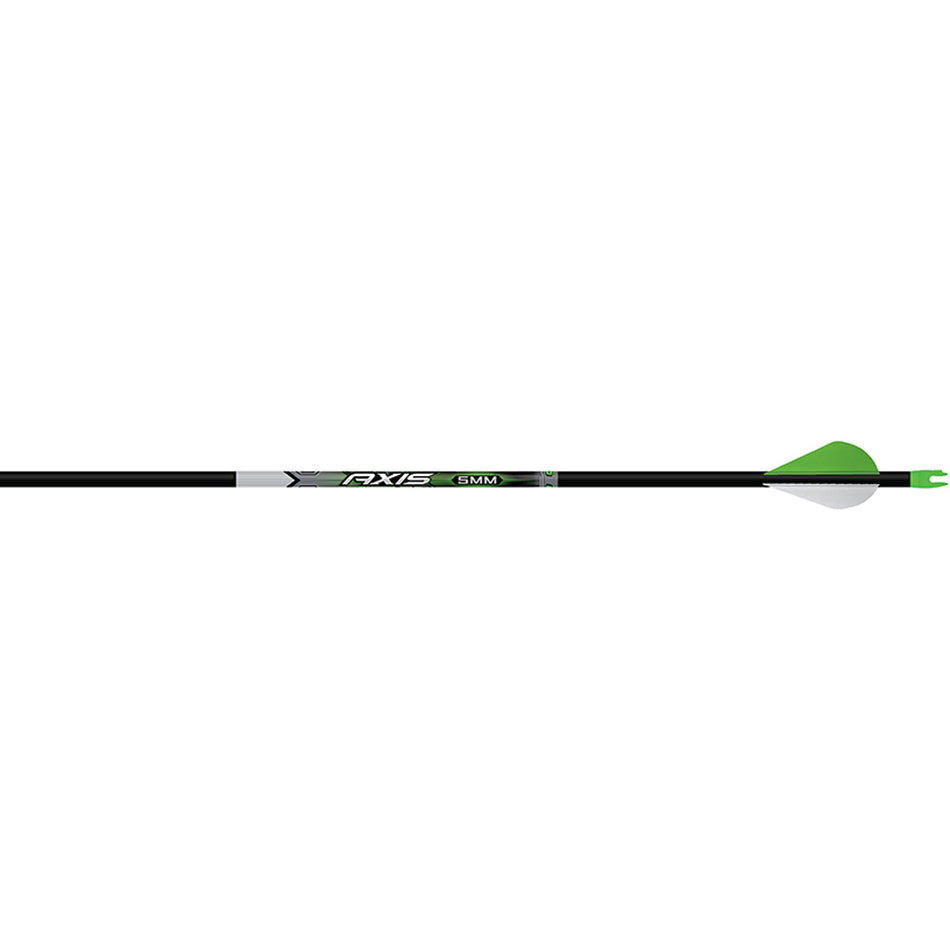 Easton 5mm Axis Helical Fletched Hunting Arrows 700 Spine 6 pk.