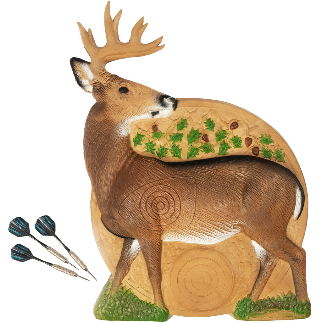 Rinehart Whitetail Hunt Series Dartboard for Game Rooms