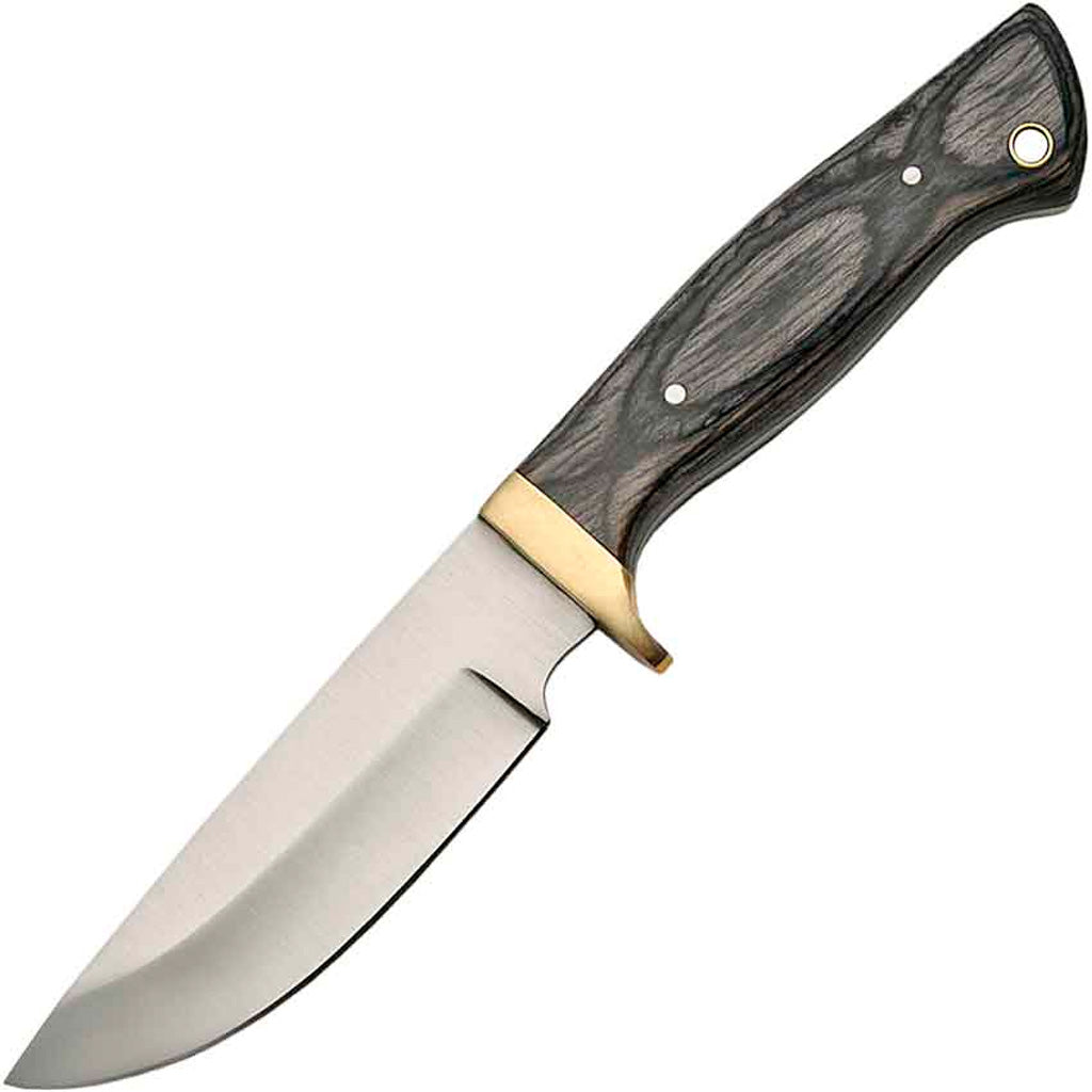 SZCO Drop Point Skinner Hunting Knife Pakkawood Handle 8.75" with Sheath