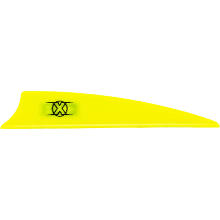 Bohning 3 in. Neon Yellow Shield Cut X Vanes 36 pk.
