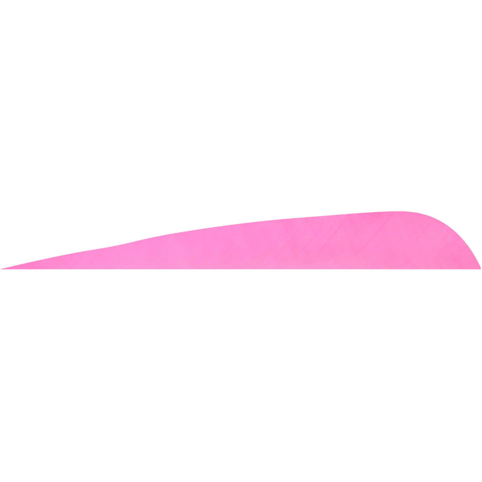 Gateway 4 Inch Pink Right Wing Parabolic Feathers 12 Pack
