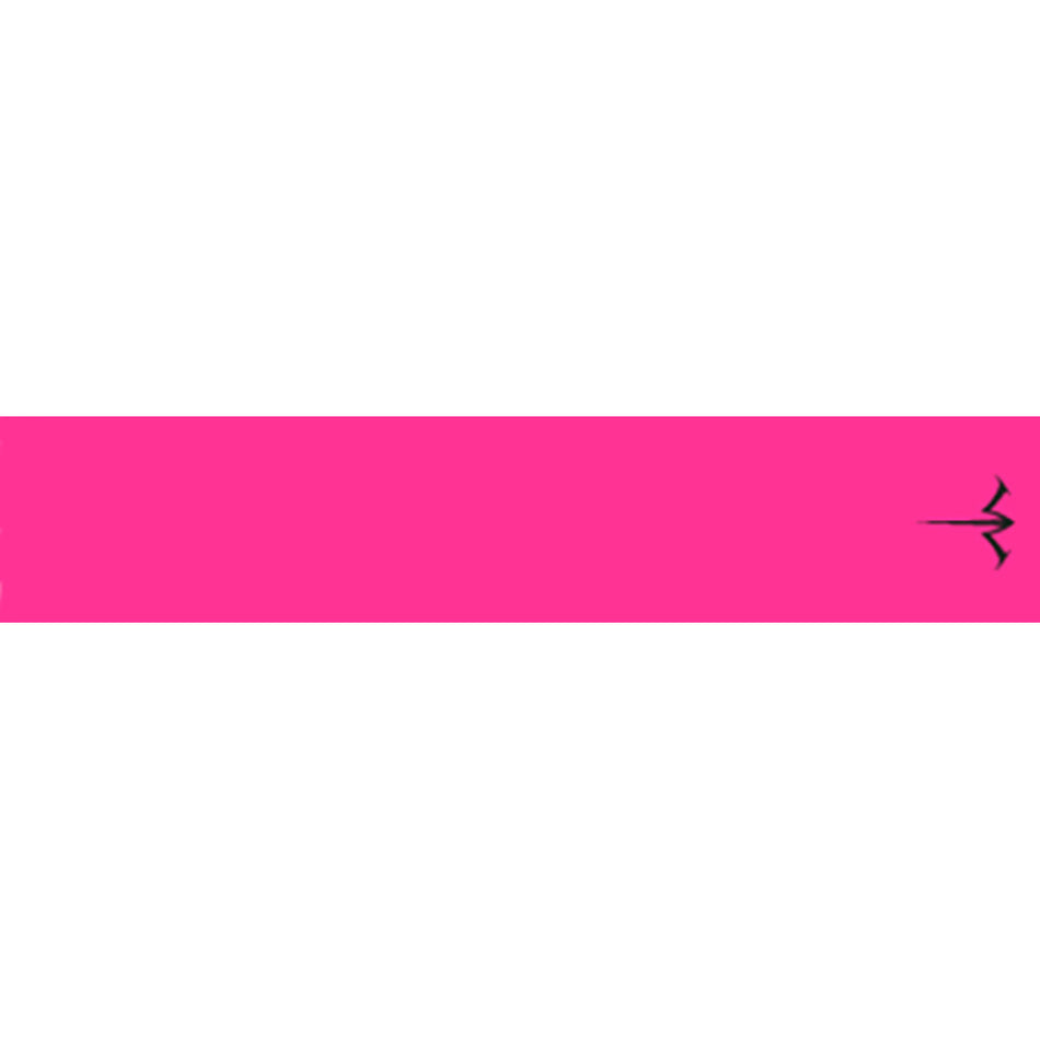 White Water Archery 5 in. x 1.125 in. Solid Hot Pink Arrow Wraps 15 Pack