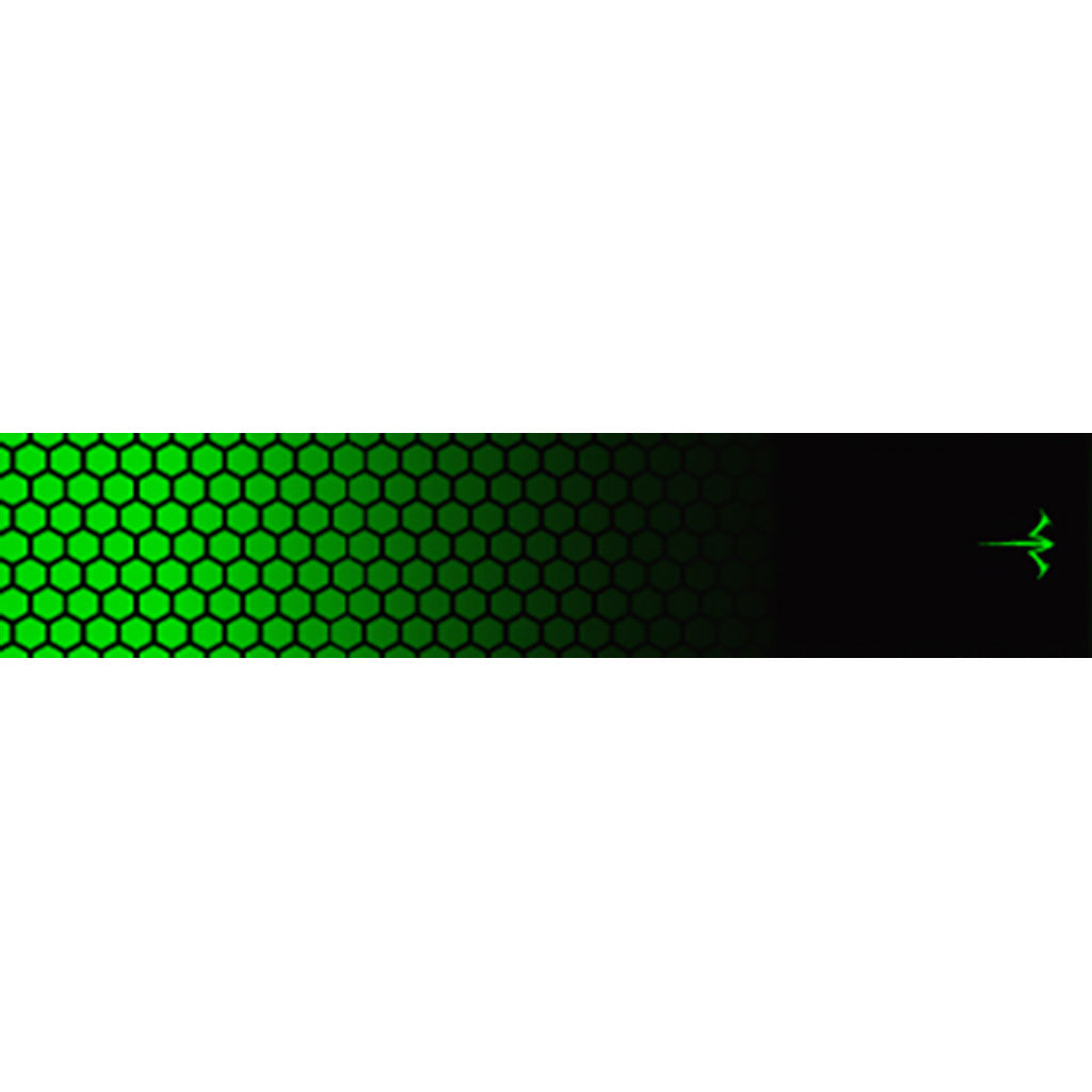White Water Archery Fade Lime Green Honeycomb Arrow Wraps 5x1.125 in. 15-Pack