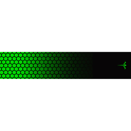 White Water Archery Fade Lime Green Honeycomb Arrow Wraps 5x1.125 in. 15-Pack