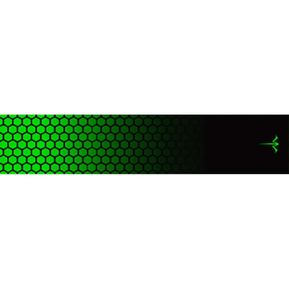 White Water Archery Fade Lime Green Honeycomb Arrow Wraps 5x1.125 in. 15-Pack