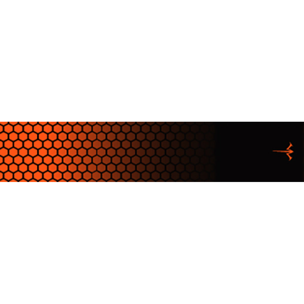 White Water Archery Fade Orange Honeycomb Arrow Wraps 5x1.125 in. 15-Pack