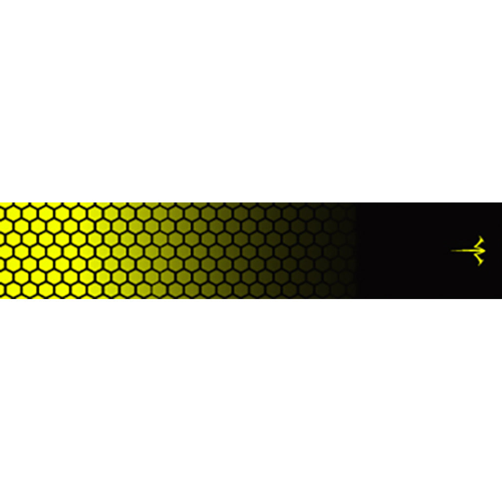 White Water Archery Fade Flo Yellow Honeycomb Arrow Wraps 5x1.125 in. 15-Pack