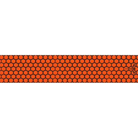 White Water Archery Open Flo Orange Honeycomb Arrow Wraps 5x1.125 in. 15-Pack