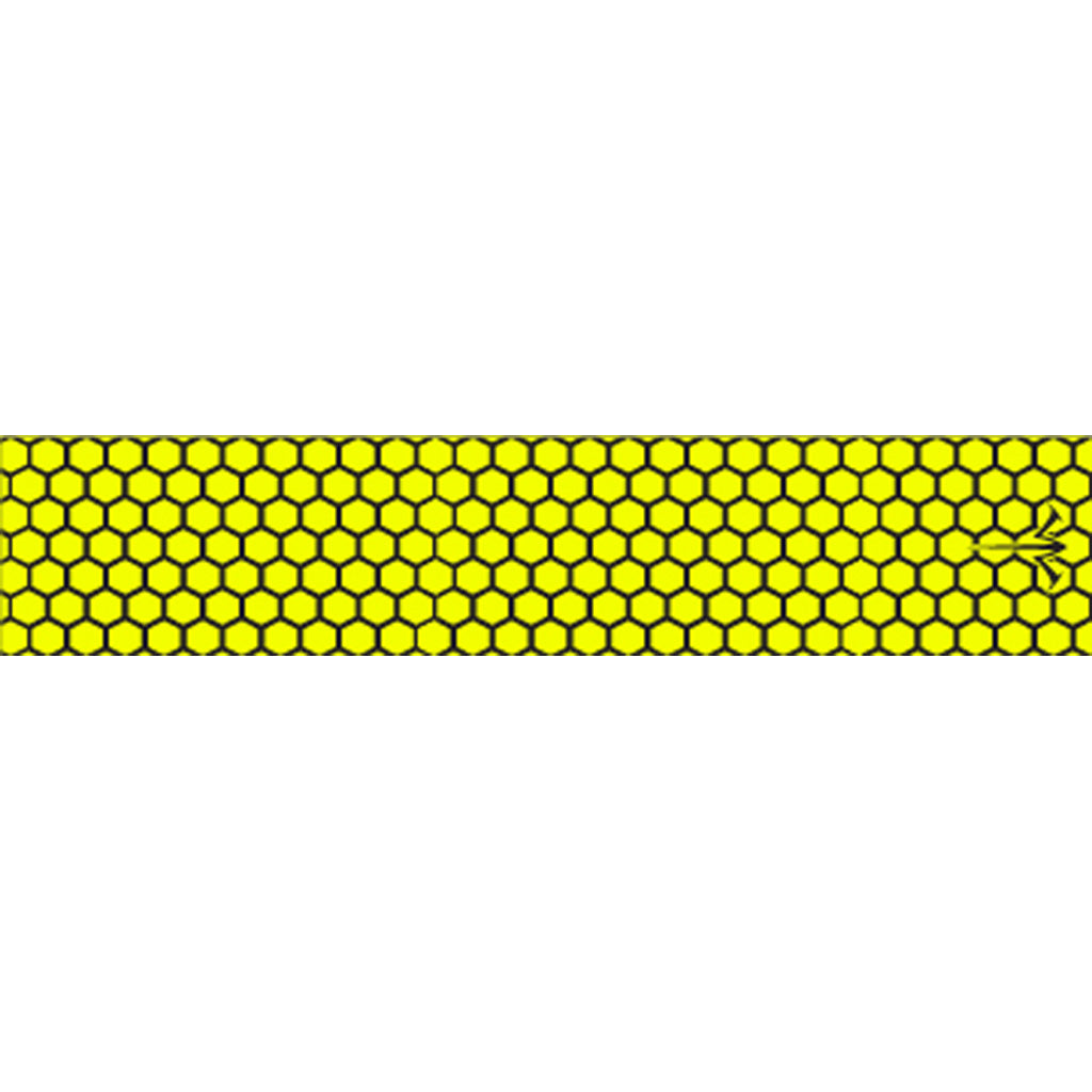 White Water Archery Open Flo Yellow Honeycomb Arrow Wraps 5x1.125 in. 15-Pack