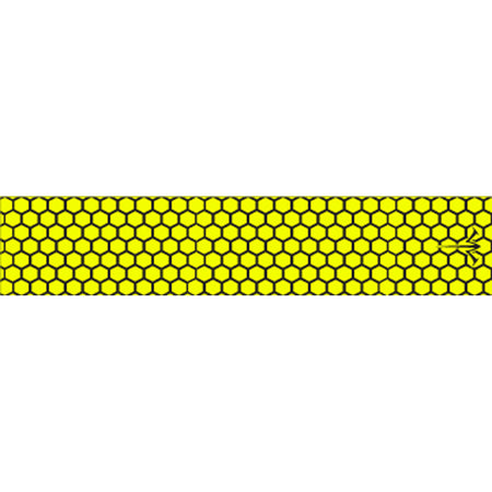 White Water Archery Open Flo Yellow Honeycomb Arrow Wraps 5x1.125 in. 15-Pack