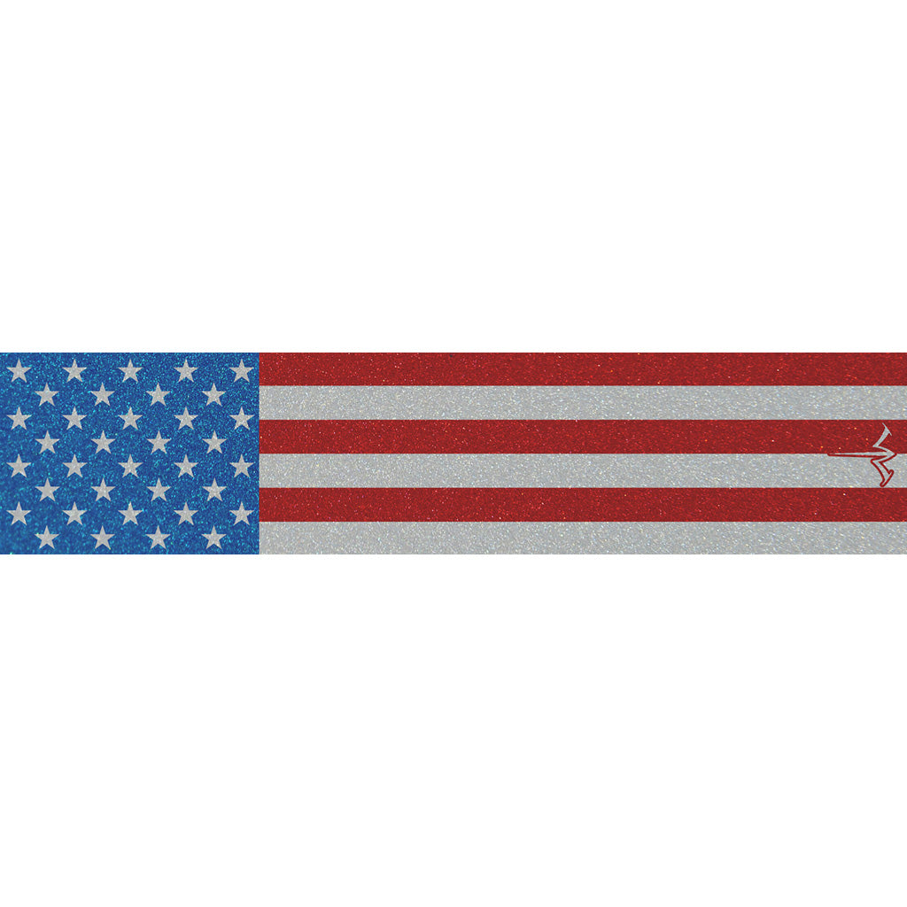 White Water Archery American Flag High-Visibility Reflective Arrow Wraps 5x1.125 in. 15-Pack