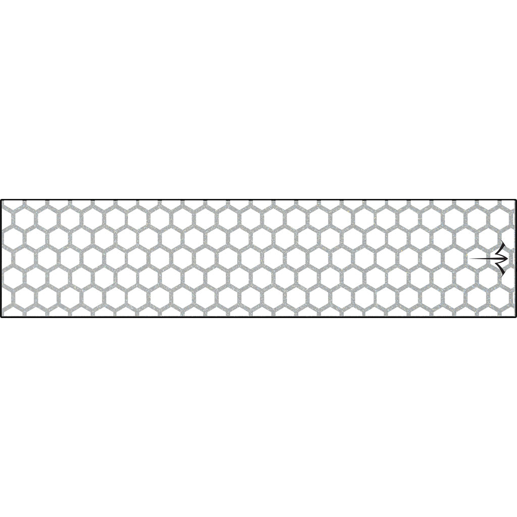White Water Archery White Honeycomb High-Visibility Reflective Arrow Wraps 5x1.125 in. 15-Pack