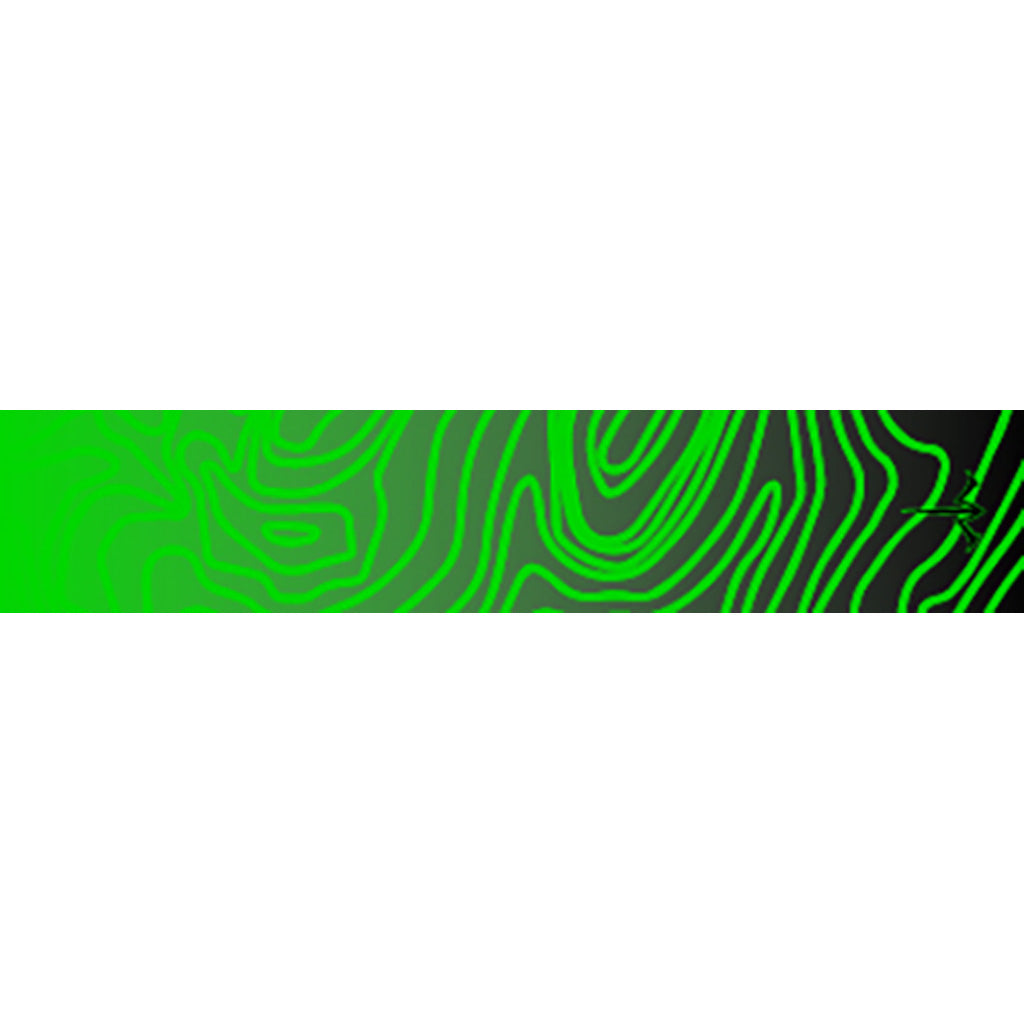 White Water Archery Arrow Wraps Topo Fade Green 5 in. x 1.125 in. Pack of 15