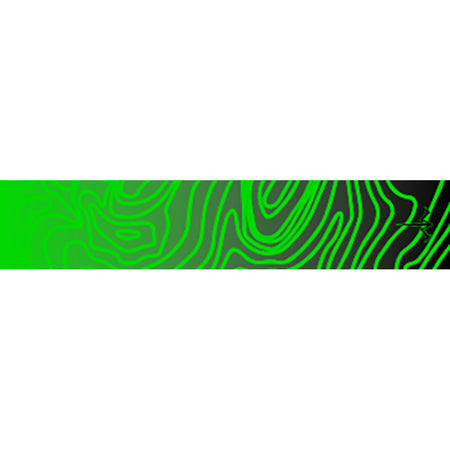 White Water Archery Arrow Wraps Topo Fade Green 5 in. x 1.125 in. Pack of 15