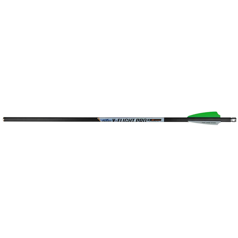 Excalibur V-Flight Pro Crossbow Arrows with Rhino V-Nocks 18 in. 6 pk.