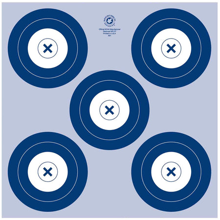 Maple Leaf NFAA Indoor 5 Spot Targets 17 in. x 17 in. Pack of 25