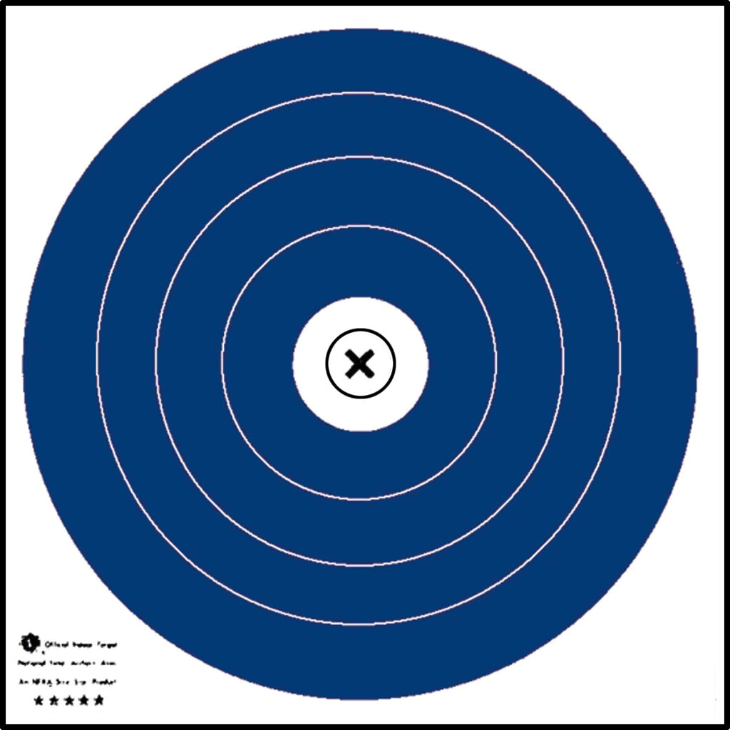 Maple Leaf NFAA Indoor 40cm Targets 17 in. x 17 in. Pack of 25