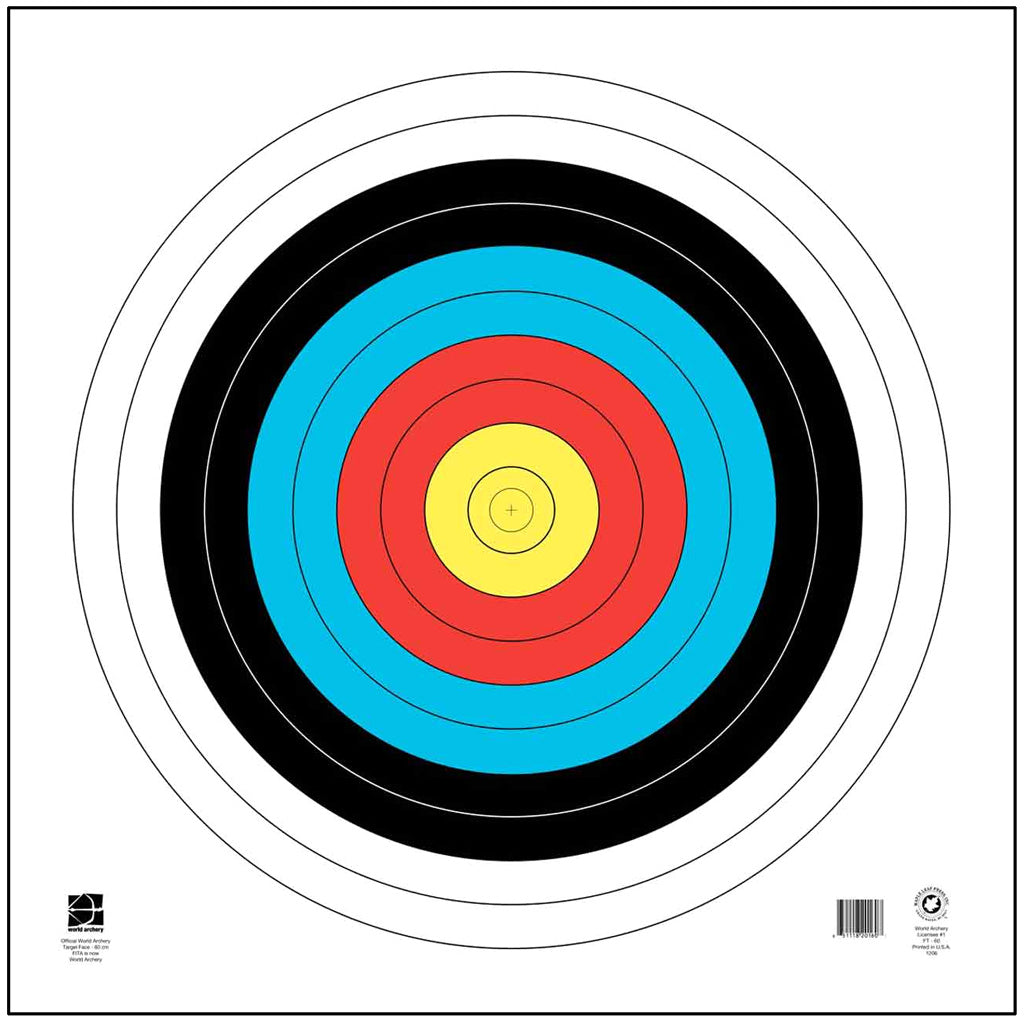Maple Leaf WA 10 Ring 40cm Competition Archery Targets Pack of 25