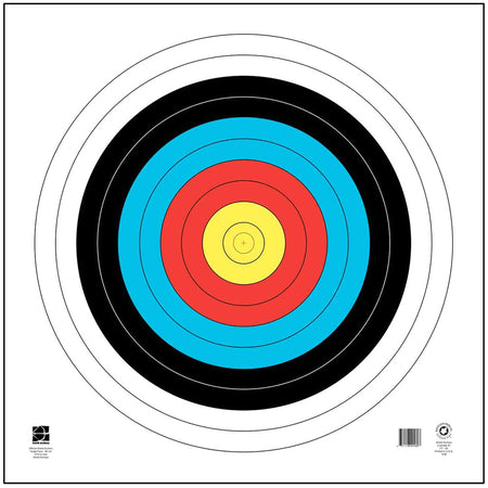 Maple Leaf WA 10 Ring 40cm Competition Archery Targets Pack of 25